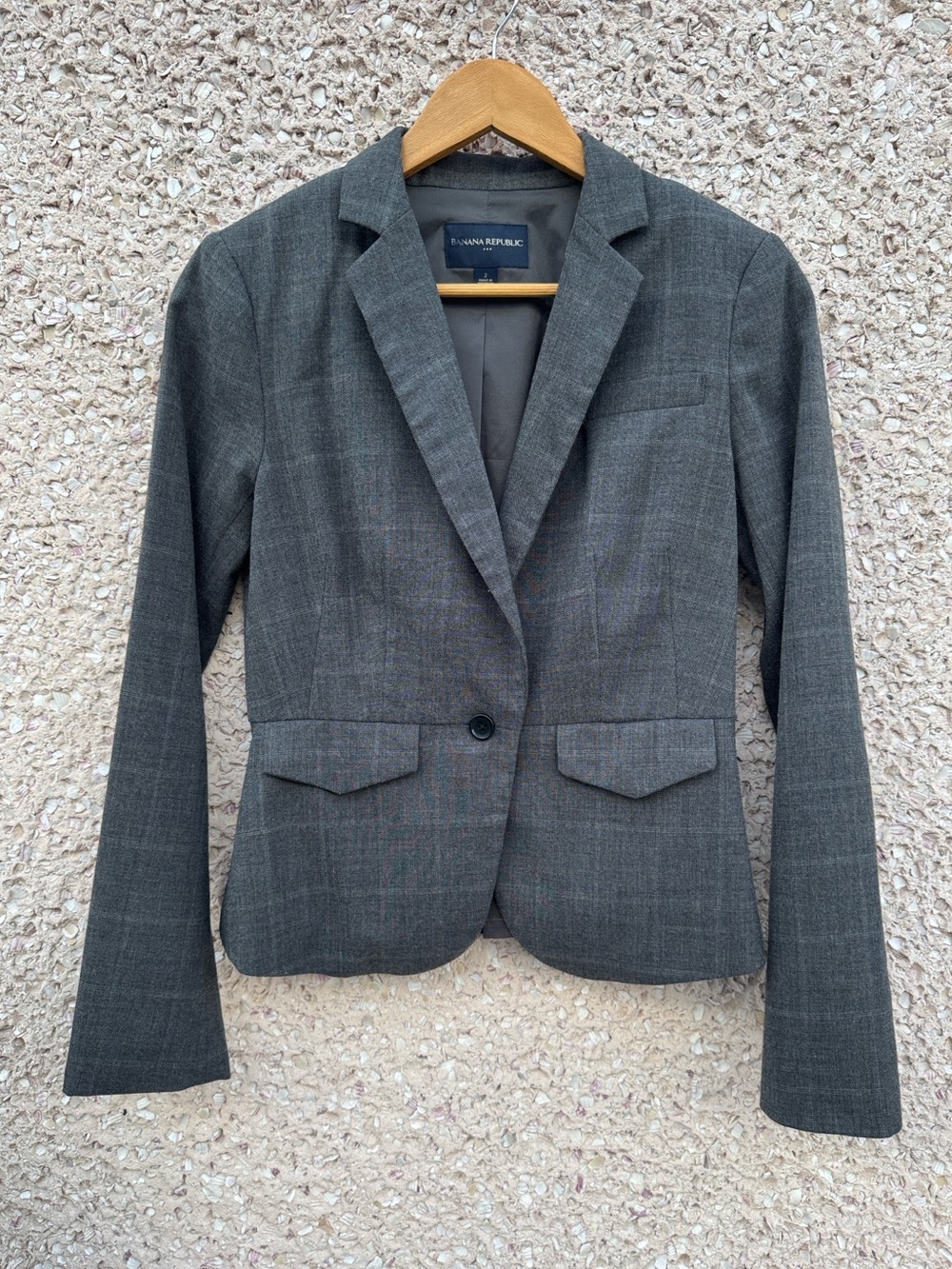 Banana Republic Fitted Cropped Blazer